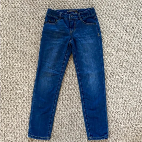Wallflower Kids Dark Blue Wash Jeans - Picture 3 of 5